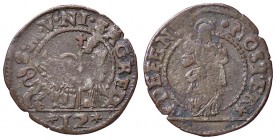 ZECCHE ITALIANE - VENEZIA - Nicolò Sagredo (1675-1676) - Soldo da 12 bagattini Pao. 17 MI
qBB
