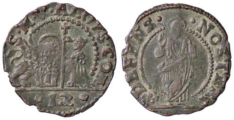 ZECCHE ITALIANE - VENEZIA - Alvise Contarini (1676-1684) - Soldo da 12 bagattini...
