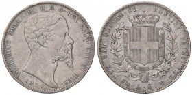 SAVOIA - Vittorio Emanuele II (1849-1861) - 5 Lire 1850 G Pag. 370; Mont. 41 R AG
BB