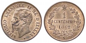 SAVOIA - Vittorio Emanuele II Re d'Italia (1861-1878) - Centesimo 1862 N Pag. 564; Mont. 262 CU
FDC