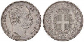 SAVOIA - Umberto I (1878-1900) - 5 Lire 1878 Pag. 589; Mont. 32 RR AG Colpetti
BB+