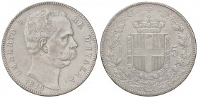 SAVOIA - Umberto I (1878-1900) - 5 Lire 1879 Pag. 590; Mont. 33 AG
BB+
