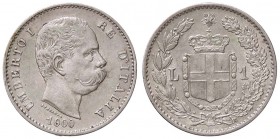 SAVOIA - Umberto I (1878-1900) - Lira 1900 Pag. 607; Mont. 54 AG
qSPL/SPL