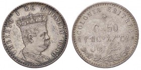SAVOIA - Eritrea - 50 Centesimi 1890 Pag. 637; Mont. 87 R AG
FDC