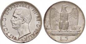 SAVOIA - Vittorio Emanuele III (1900-1943) - 5 Lire 1926 Aquiletta Pag. 709; Mont. 117 R AG
FDC
