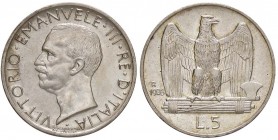 SAVOIA - Vittorio Emanuele III (1900-1943) - 5 Lire 1926 Aquiletta Pag. 709; Mont. 117 R AG
FDC