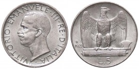 SAVOIA - Vittorio Emanuele III (1900-1943) - 5 Lire 1929 ** Aquiletta Pag. 712a; Mont. 124 AG
qFDC