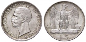 SAVOIA - Vittorio Emanuele III (1900-1943) - 5 Lire 1930 Aquiletta Pag. 713; Mont. 125 AG
FDC
