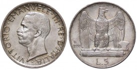 SAVOIA - Vittorio Emanuele III (1900-1943) - 5 Lire 1930 Aquiletta Pag. 713; Mont. 125 AG
qFDC/FDC