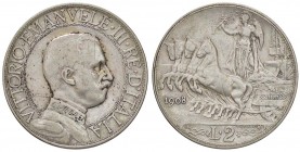 SAVOIA - Vittorio Emanuele III (1900-1943) - 2 Lire 1908 Quadriga lenta Pag. 732; Mont. 147 AG
qBB