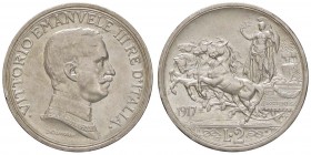 SAVOIA - Vittorio Emanuele III (1900-1943) - 2 Lire 1917 Quadriga briosa Pag. 740; Mont. 157 R AG
SPL+