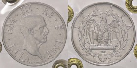 SAVOIA - Vittorio Emanuele III (1900-1943) - 2 Lire 1936 XIV Impero Pag. 754; Mont. 175 R NI Sigillata Lucio Raponi
qFDC