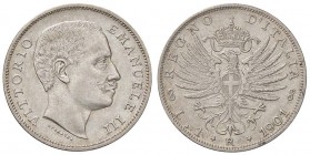 SAVOIA - Vittorio Emanuele III (1900-1943) - Lira 1901 Aquila Pag. 763; Mont. 188 AG
SPL