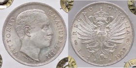 SAVOIA - Vittorio Emanuele III (1900-1943) - Lira 1902 Aquila Pag. 764; Mont. 189 AG Sigillata Massimo Ronchi
qFDC