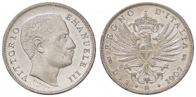 SAVOIA - Vittorio Emanuele III (1900-1943) - Lira 1907 Aquila Pag. 767; Mont. 192 AG
FDC