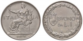 SAVOIA - Vittorio Emanuele III (1900-1943) - Lira 1922 Italia Pag. 776; Mont. 204 NI
FDC/qFDC