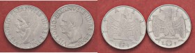 SAVOIA - Vittorio Emanuele III (1900-1943) - Lira 1939 XVII e XVIII Impero Mont. 224/226 Ac magnetica Lotto di 2 monete
SPL+÷FDC