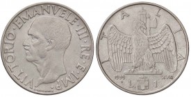 SAVOIA - Vittorio Emanuele III (1900-1943) - Lira 1939 XVIII Impero Pag. 793; Mont. 225 Ac antimagnetica
FDC