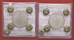 SAVOIA - Vittorio Emanuele III (1900-1943) - 25 Centesimi 1902 e 1903 Pag. 827 e 828; Mont. 273 e 274 R NI Sigillate Massimo Ronchi
qSPL