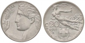 SAVOIA - Vittorio Emanuele III (1900-1943) - 20 Centesimi 1910 Pag. 831; Mont. 278 NI
qFDC/SPL+