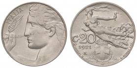 SAVOIA - Vittorio Emanuele III (1900-1943) - 20 Centesimi 1921 Pag. 838; Mont. 285 NI
qFDC/FDC