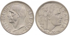 SAVOIA - Vittorio Emanuele III (1900-1943) - 20 Centesimi 1936 XIV Impero Pag. 853; Mont. 305 RR NI
FDC