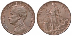 SAVOIA - Vittorio Emanuele III (1900-1943) - 5 Centesimi 1913 Prora (senza punto) Pag. 895a; Mont. 364 RR CU Riflessi rossi
qFDC
