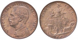 SAVOIA - Vittorio Emanuele III (1900-1943) - 2 Centesimi 1911 Prora Pag. 934; Mont. 407 CU Rame rosso
FDC