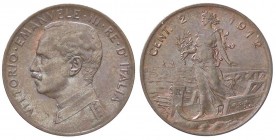 SAVOIA - Vittorio Emanuele III (1900-1943) - 2 Centesimi 1912 Prora Pag. 935; Mont. 408 R CU
qFDC