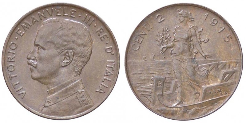 SAVOIA - Vittorio Emanuele III (1900-1943) - 2 Centesimi 1915 Prora Pag. 937; Mo...