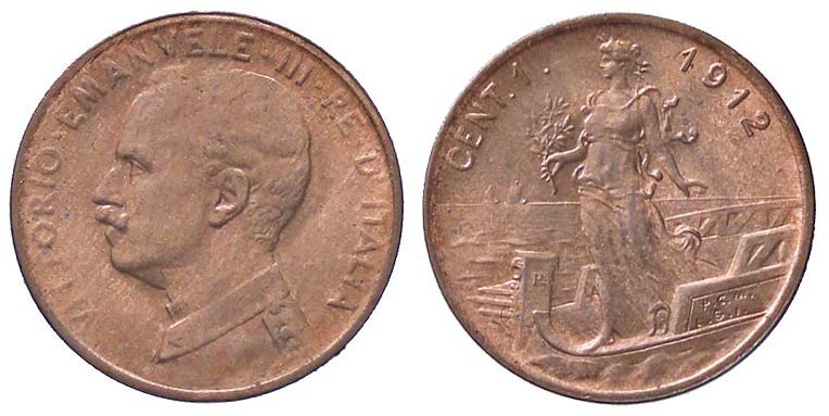 SAVOIA - Vittorio Emanuele III (1900-1943) - Centesimo 1912 Prora Pag. 949; Mont...