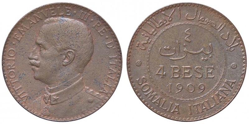 SAVOIA - Somalia - 4 Bese 1909 Pag. 973; Mont. 458 R CU Porosità
qSPL