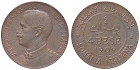 SAVOIA - Somalia - 4 Bese 1909 Pag. 973; Mont. 458 R CU Porosità
qSPL