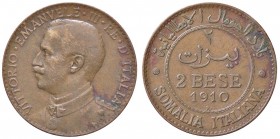SAVOIA - Somalia - 2 Bese 1910 Pag. 980; Mont. 466 R CU
BB+