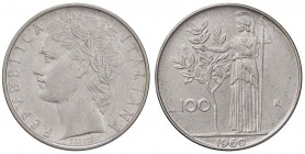 REPUBBLICA ITALIANA - Repubblica Italiana (monetazione in lire) (1946-2001) - 100 Lire 1960 Mont. 10 AC
qFDC