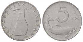 REPUBBLICA ITALIANA - Repubblica Italiana (monetazione in lire) (1946-2001) - 5 Lire 1956 Mont. 8 RR IT
bel BB