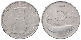 REPUBBLICA ITALIANA - Repubblica Italiana (monetazione in lire) (1946-2001) - 5 Lire 1956 Mont. 8 RR IT Colpetto
BB