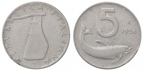 REPUBBLICA ITALIANA - Repubblica Italiana (monetazione in lire) (1946-2001) - 5 Lire 1956 Mont. 8 RR IT Colpetti
qBB