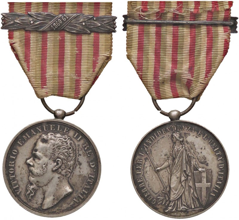 MEDAGLIE - SAVOIA - Vittorio Emanuele II Re d'Italia (1861-1878) - Medaglia 1865...