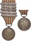 MEDAGLIE - SAVOIA - Vittorio Emanuele II Re d'Italia (1861-1878) - Medaglia 1865 - Guerre d' Indipendenza e Unità d' Italia Bramb. 298 AG Opus: Canzan...