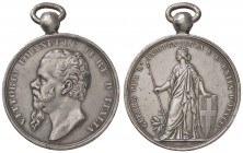 MEDAGLIE - SAVOIA - Vittorio Emanuele II Re d'Italia (1861-1878) - Medaglia 1865 - Guerre d' Indipendenza e Unità d' Italia Bramb. 298 AG Opus: Canzan...