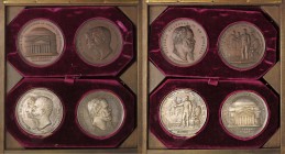 MEDAGLIE - SAVOIA - Vittorio Emanuele II Re d'Italia (1861-1878) - Medaglia 1878 - Ascesa al trono di Umberto I e sepoltura di V. E. II al Pantheon RR...