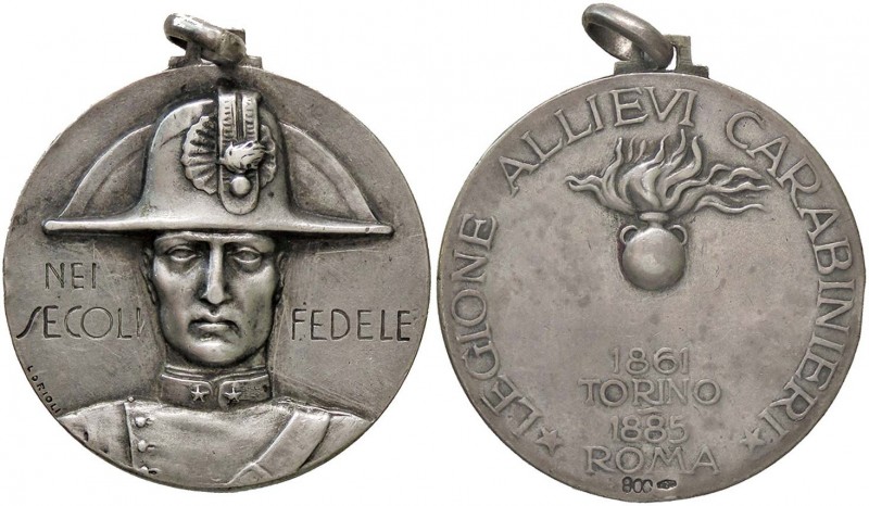 MEDAGLIE - SAVOIA - Umberto I (1878-1900) - Medaglia 1885 - Legione allievi cara...