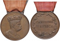MEDAGLIE - SAVOIA - Umberto I (1878-1900) - Medaglia Campagne d'Africa Bini 72 AE Ø 32
qFDC