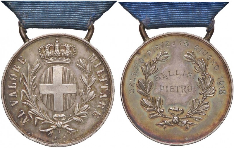 MEDAGLIE - SAVOIA - Vittorio Emanuele III (1900-1943) - Medaglia 1918 - Al valor...