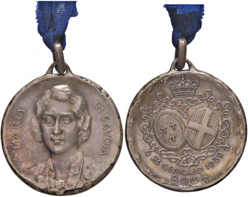MEDAGLIE - SAVOIA - Vittorio Emanuele III (1900-1943) - Medaglia 1939 - Per il m...