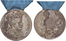 MEDAGLIE - SAVOIA - Vittorio Emanuele III (1900-1943) - Medaglia Al valore militare AG Ø 34
SPL