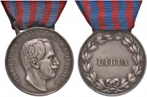 MEDAGLIE - SAVOIA - Vittorio Emanuele III (1900-1943) - Medaglia Campagna di Libia AG Opus: L. Giorgi Ø 32
qSPL