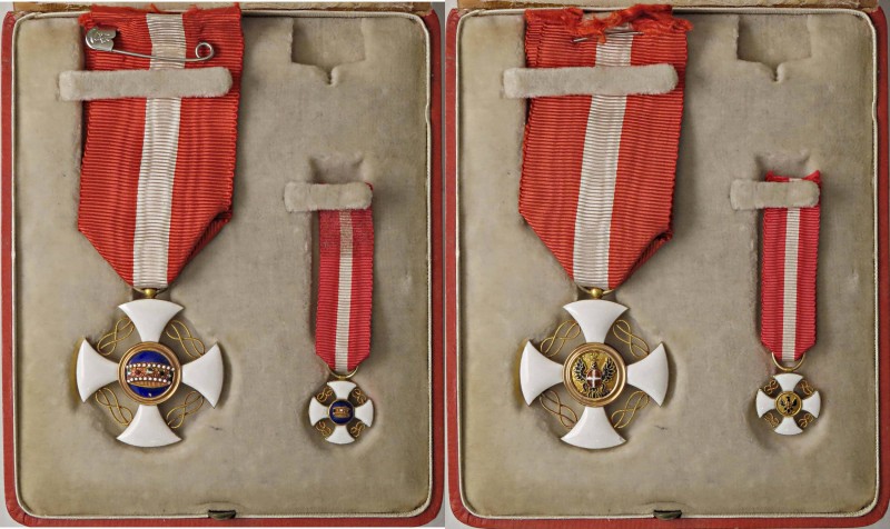 MEDAGLIE - SAVOIA - Vittorio Emanuele III (1900-1943) - Croce Ordine della coron...