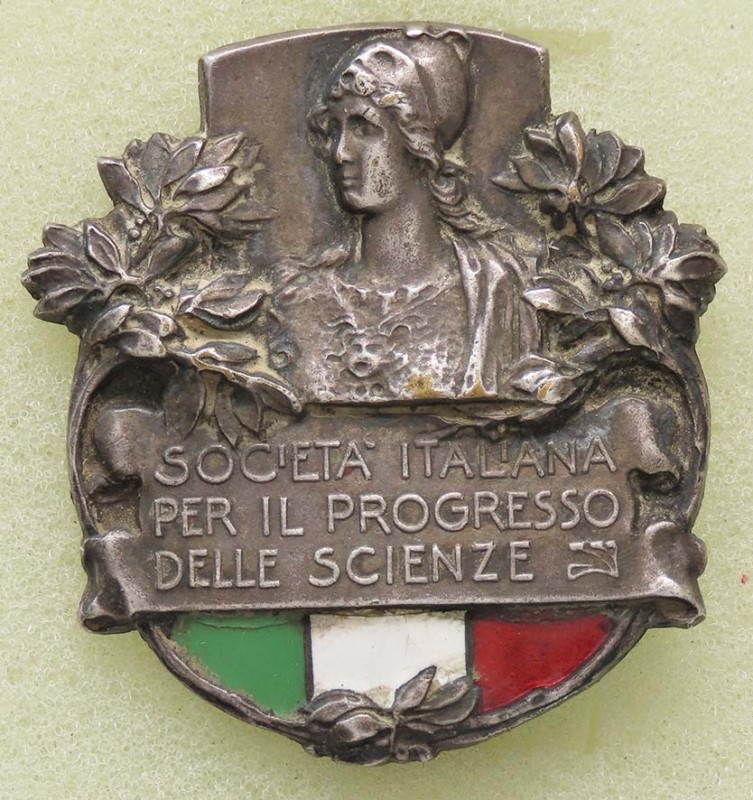 MEDAGLIE - SAVOIA - Vittorio Emanuele III (1900-1943) - Spilla Società italiana ...